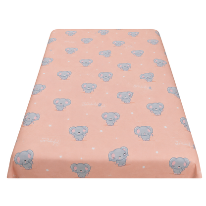 Cute Elephant Kids Cushion Cover Set of 5 – 16x16 Inch Soft Cotton Decorative Cushions for Kids Room & Nursery