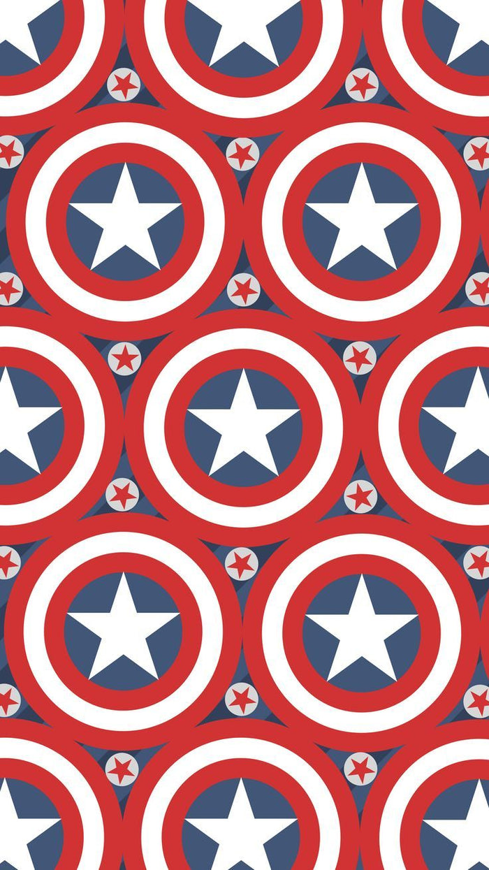Captain Shield Adventure – Kids Single Bedsheet with 1 Pillow Cover