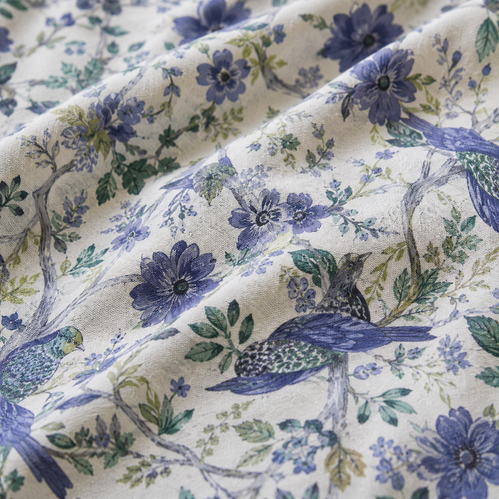 Bluebell Meadow King Size Bedsheet – Pure Cotton with 2 Pillow Covers