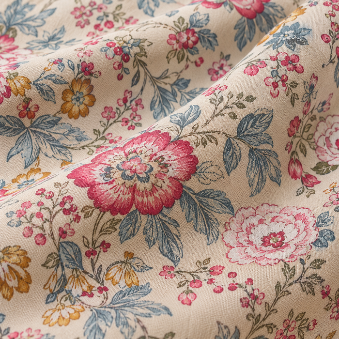 Meadow Bloom King Size Bedsheet – Pure Cotton with 2 Pillow Covers