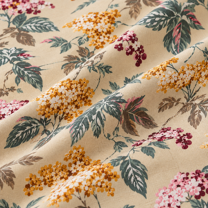 Heritage Bloom King Size Bedsheet – Pure Cotton with 2 Pillow Covers