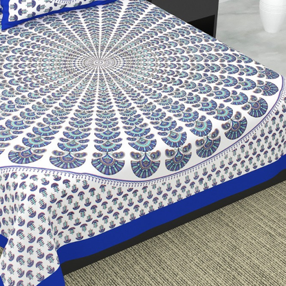 Haboo| Heritage Inspired Rajasthani Jaipuri Bedsheet Double Bed